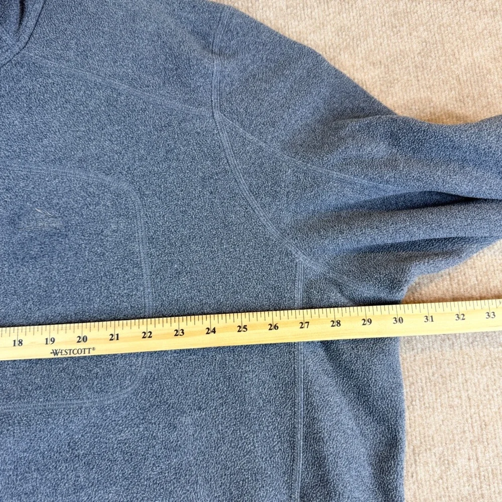 LL‎ Bean Mens Fleece Jacket XXXL REG Grey Full Zip Outdoor Casual Layer
